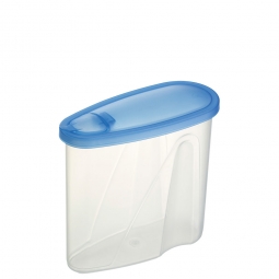 Lebensmitteldose mit Ausschüttöffnung, LxBxH 165x70x152 mm, 0,9 Liter