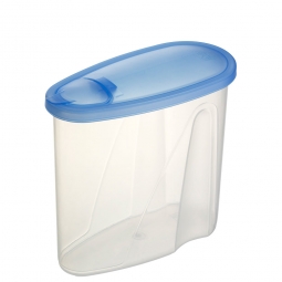 Lebensmitteldose mit Ausschüttöffnung, LxBxH 195x90x180 mm, 1,8 Liter