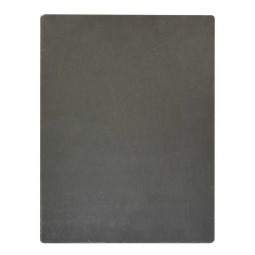 Beschriftungstafel aus Metall, LxB 300x200 mm, Mit schwarzem Schultafellack beschichtet