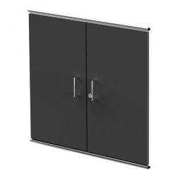 Tür für Sideboard "FUTURE" BxH 750x680 mm, inkl. Griff u. Drehzylinderschloss, anthrazit