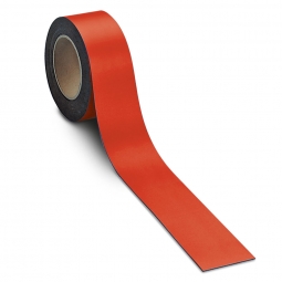 Magnetschilder, 10 m Rolle, Höhe: 30 mm, rot, Materialstärke: 0,9 mm, für alle magnetischen Untergründe
