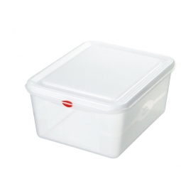 Transparente Aufbewahrungsbox mit Deckel, LxBxH 325x265x150 mm, 10 Liter