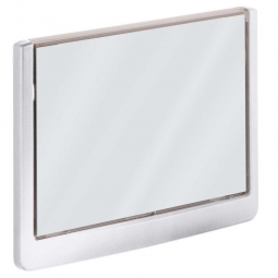 Türschild aus ABS-Kunststoff mit aufklappbarem Sichtfenster, BxH 149x105,5 mm, weiß