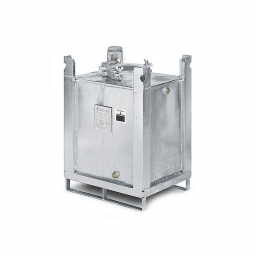 ASF-Behälter, doppelwandig, 280 Liter, BxTxH 750x605x1050 mm, Gewicht 120 kg