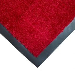 Schmutzfangmatte / Eingangsmatte, LxB 1800x1200 mm, Höhe 7 mm, Flor aus 100% Polypropylen (PP) Fasern, rot